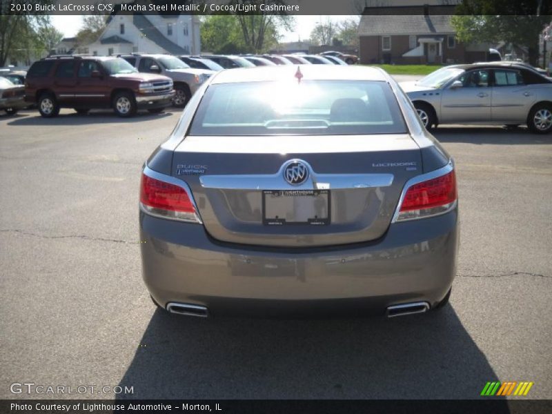 Mocha Steel Metallic / Cocoa/Light Cashmere 2010 Buick LaCrosse CXS