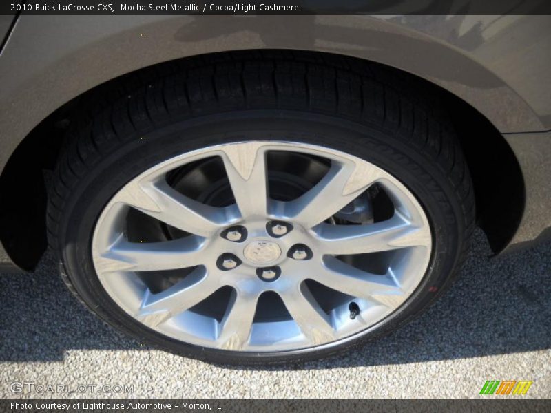 Mocha Steel Metallic / Cocoa/Light Cashmere 2010 Buick LaCrosse CXS