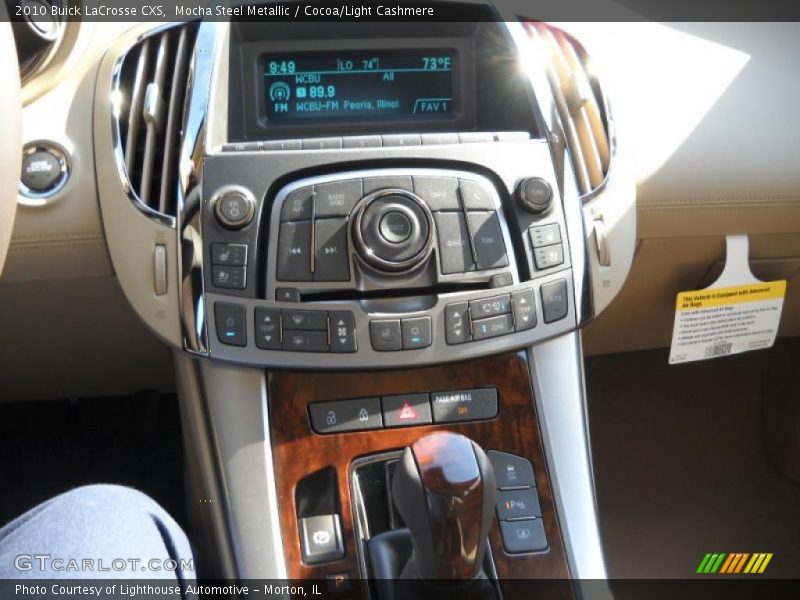 Mocha Steel Metallic / Cocoa/Light Cashmere 2010 Buick LaCrosse CXS