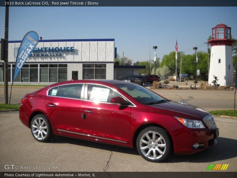 Red Jewel Tintcoat / Ebony 2010 Buick LaCrosse CXS