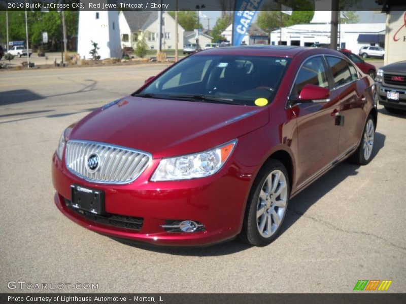 Red Jewel Tintcoat / Ebony 2010 Buick LaCrosse CXS