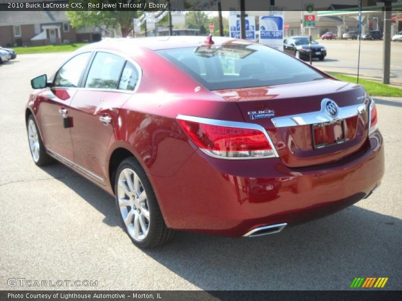 Red Jewel Tintcoat / Ebony 2010 Buick LaCrosse CXS