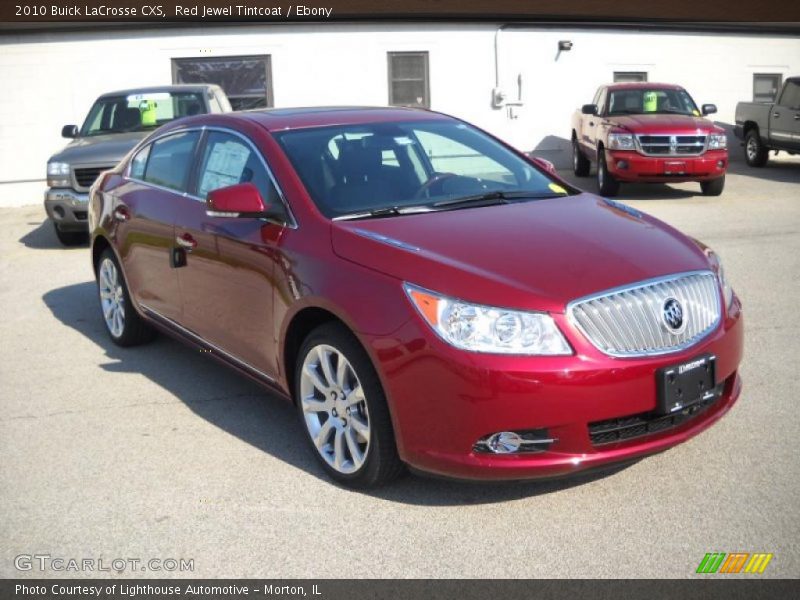 Red Jewel Tintcoat / Ebony 2010 Buick LaCrosse CXS