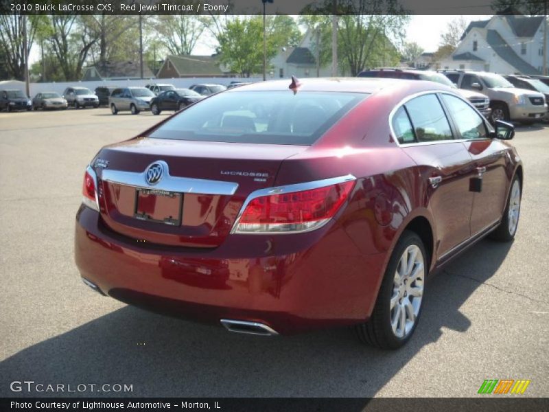 Red Jewel Tintcoat / Ebony 2010 Buick LaCrosse CXS