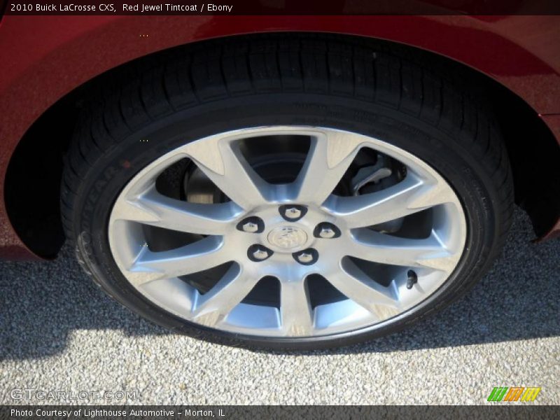 Red Jewel Tintcoat / Ebony 2010 Buick LaCrosse CXS