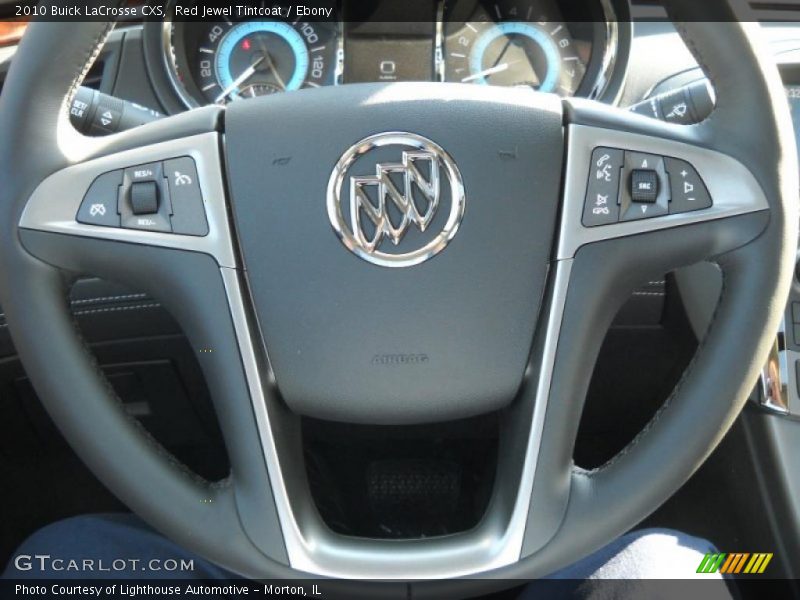 Red Jewel Tintcoat / Ebony 2010 Buick LaCrosse CXS
