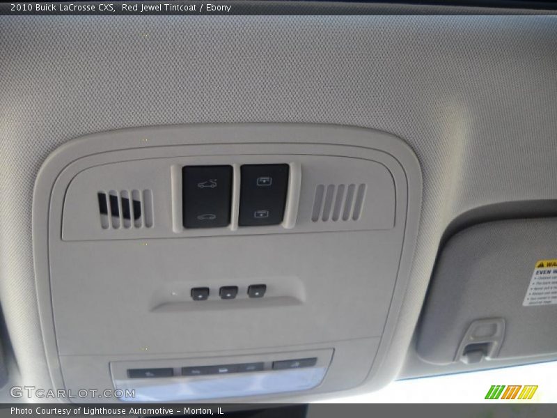 Red Jewel Tintcoat / Ebony 2010 Buick LaCrosse CXS