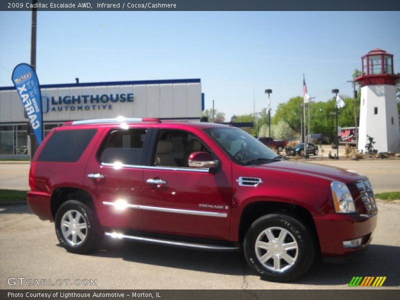 Infrared / Cocoa/Cashmere 2009 Cadillac Escalade AWD