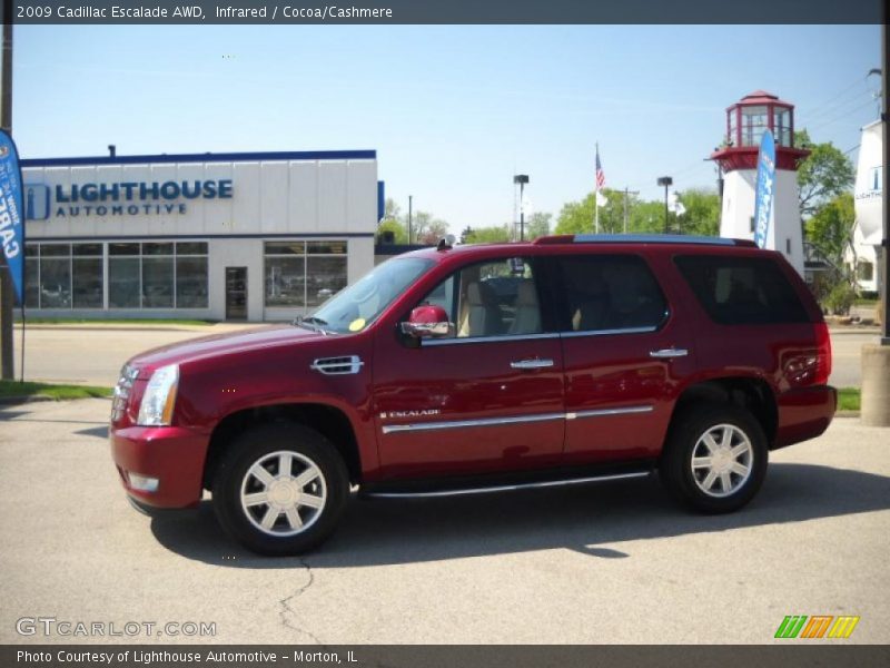 Infrared / Cocoa/Cashmere 2009 Cadillac Escalade AWD