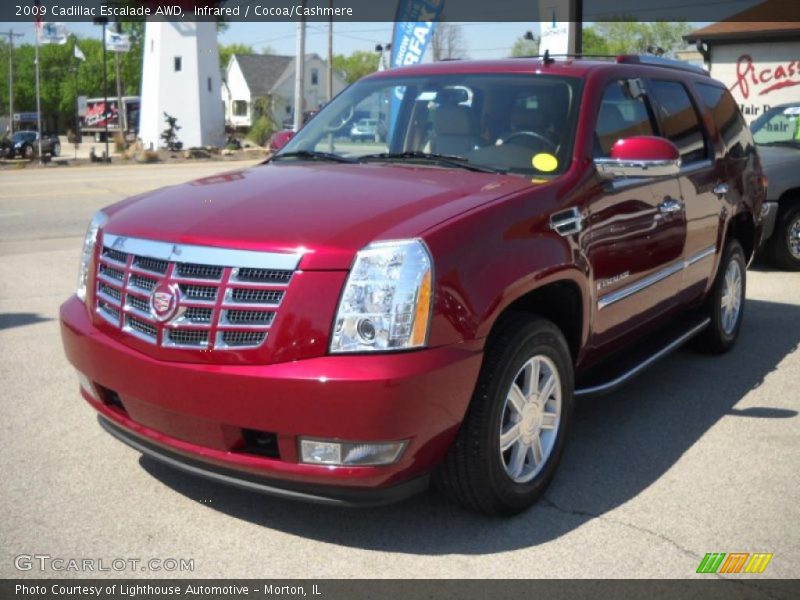 Infrared / Cocoa/Cashmere 2009 Cadillac Escalade AWD