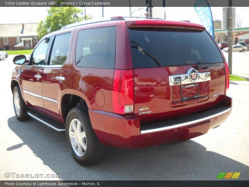 Infrared / Cocoa/Cashmere 2009 Cadillac Escalade AWD