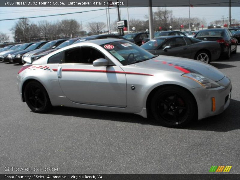 Chrome Silver Metallic / Charcoal 2005 Nissan 350Z Touring Coupe