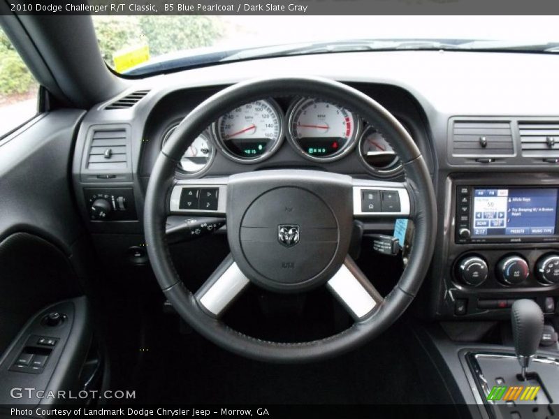 B5 Blue Pearlcoat / Dark Slate Gray 2010 Dodge Challenger R/T Classic