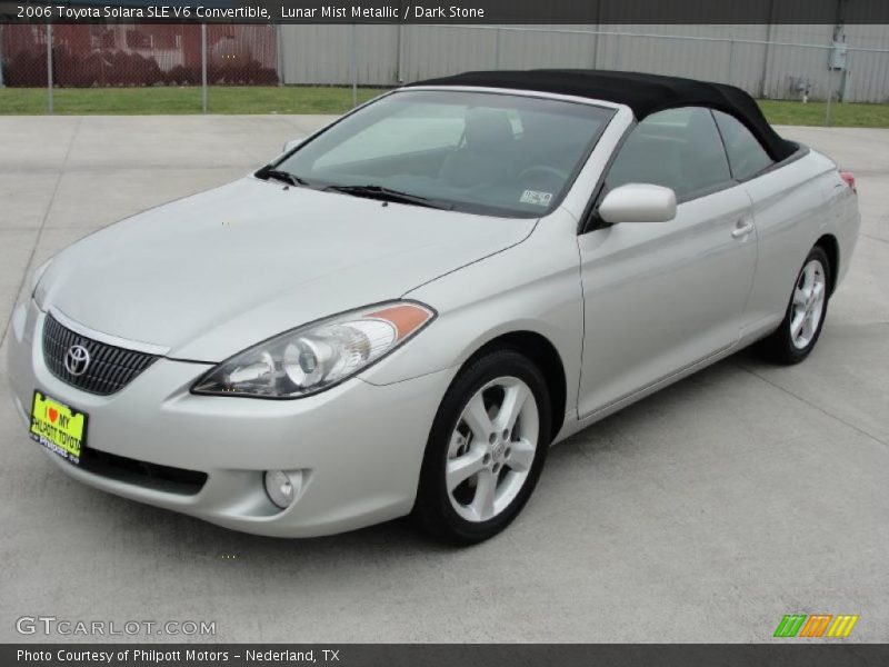 Lunar Mist Metallic / Dark Stone 2006 Toyota Solara SLE V6 Convertible