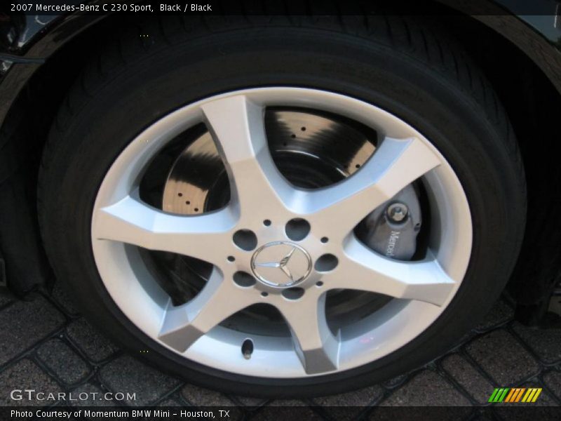 Black / Black 2007 Mercedes-Benz C 230 Sport