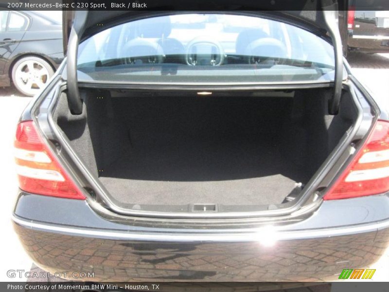 Black / Black 2007 Mercedes-Benz C 230 Sport