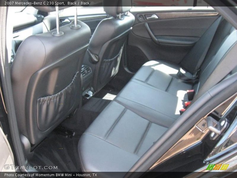 Black / Black 2007 Mercedes-Benz C 230 Sport