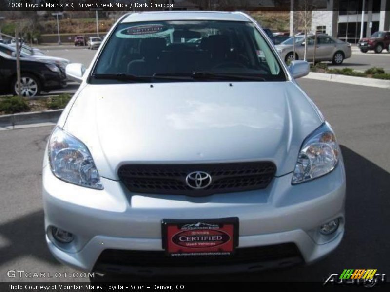 Silver Streak Mica / Dark Charcoal 2008 Toyota Matrix XR