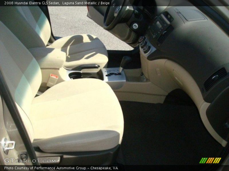 Laguna Sand Metallic / Beige 2008 Hyundai Elantra GLS Sedan