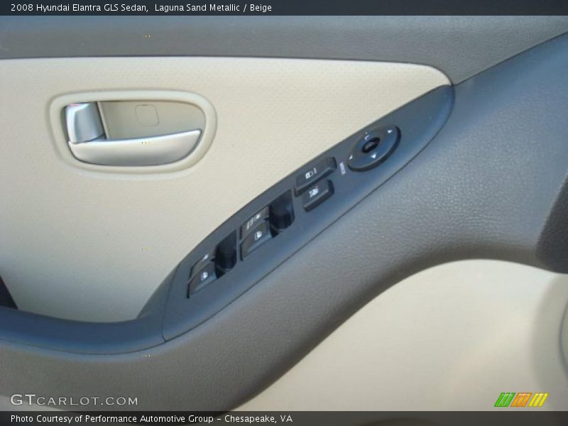 Laguna Sand Metallic / Beige 2008 Hyundai Elantra GLS Sedan