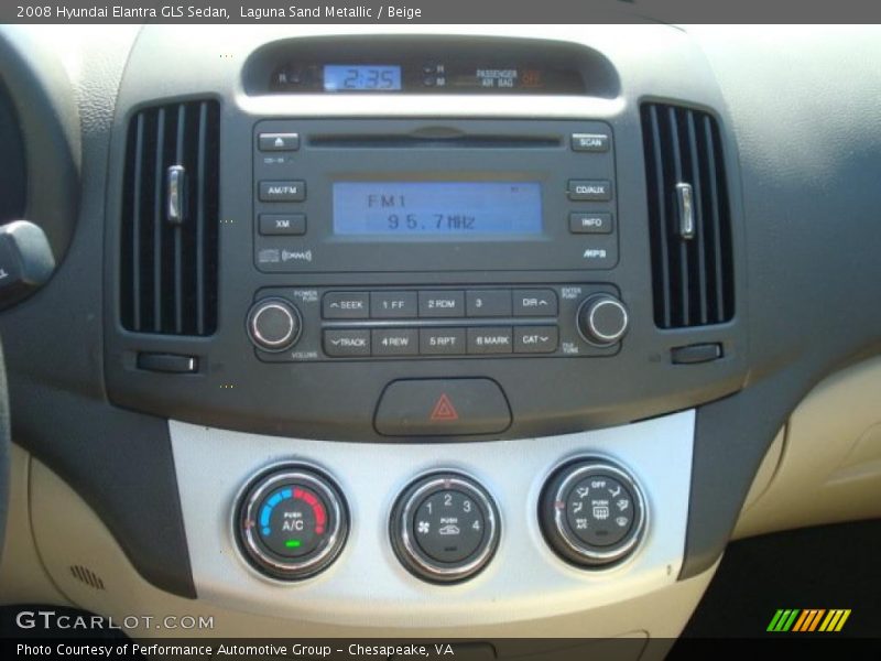 Laguna Sand Metallic / Beige 2008 Hyundai Elantra GLS Sedan