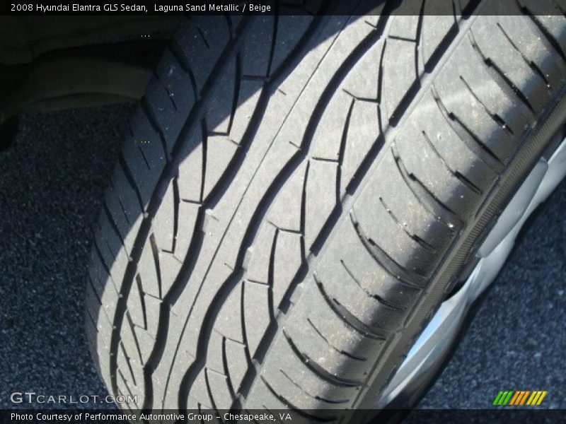 Laguna Sand Metallic / Beige 2008 Hyundai Elantra GLS Sedan
