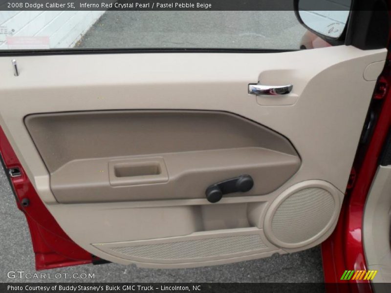 Inferno Red Crystal Pearl / Pastel Pebble Beige 2008 Dodge Caliber SE