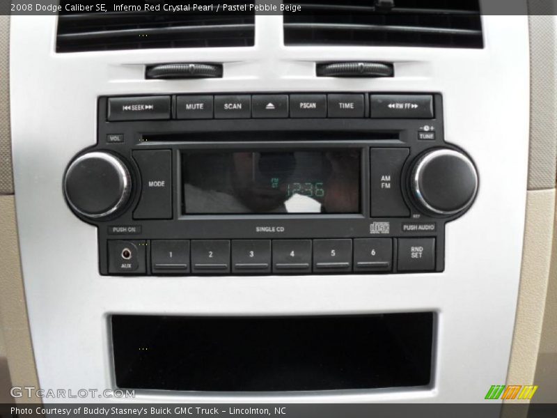 Inferno Red Crystal Pearl / Pastel Pebble Beige 2008 Dodge Caliber SE