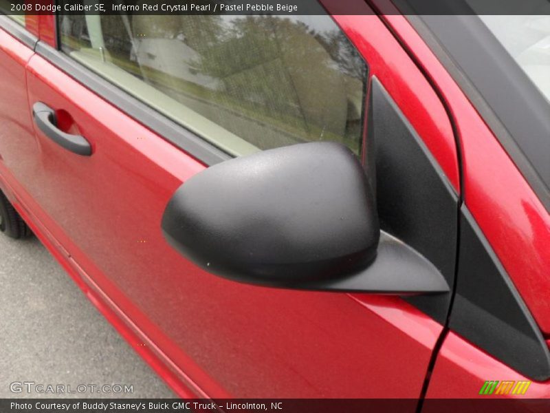 Inferno Red Crystal Pearl / Pastel Pebble Beige 2008 Dodge Caliber SE