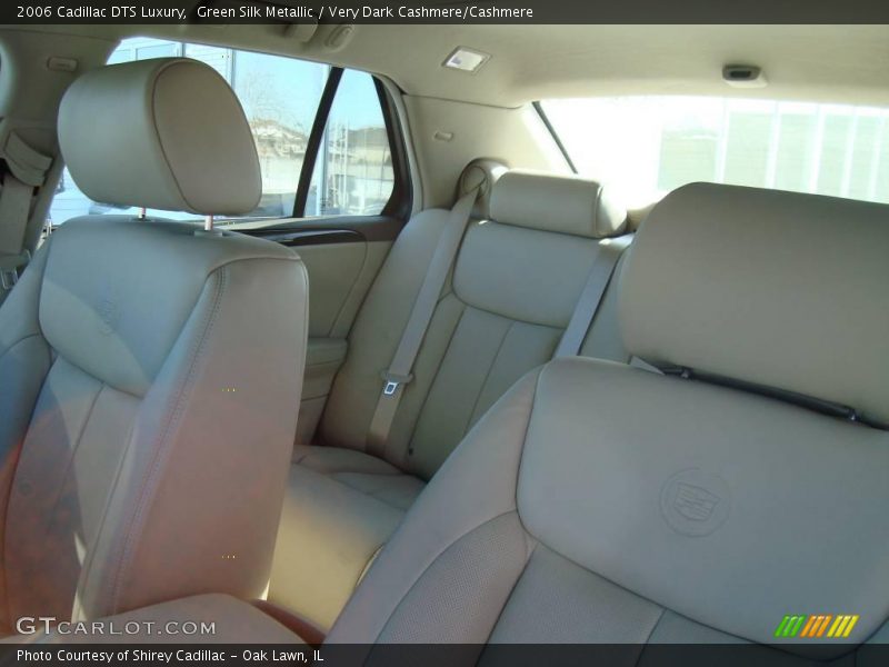 Green Silk Metallic / Very Dark Cashmere/Cashmere 2006 Cadillac DTS Luxury
