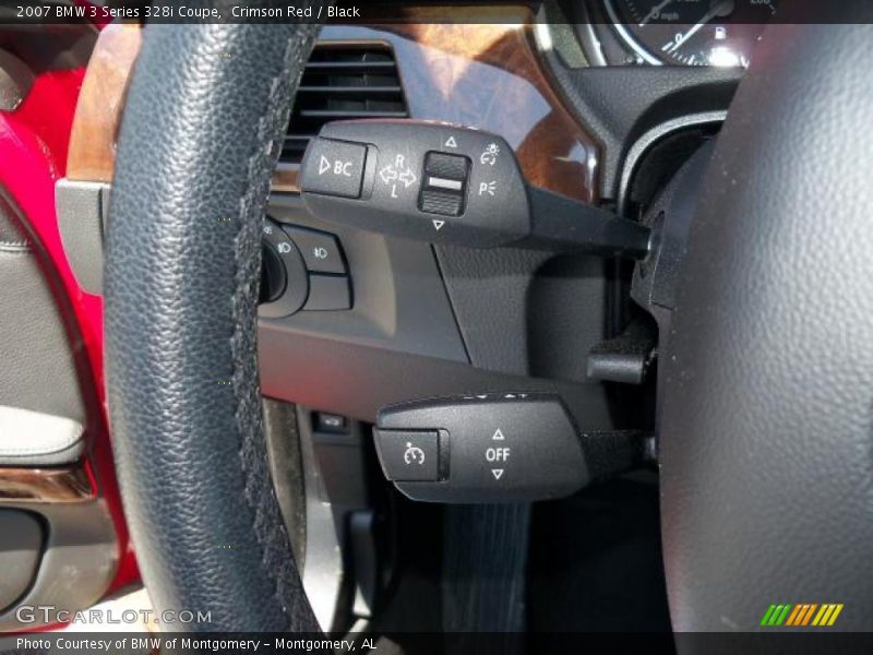 Crimson Red / Black 2007 BMW 3 Series 328i Coupe