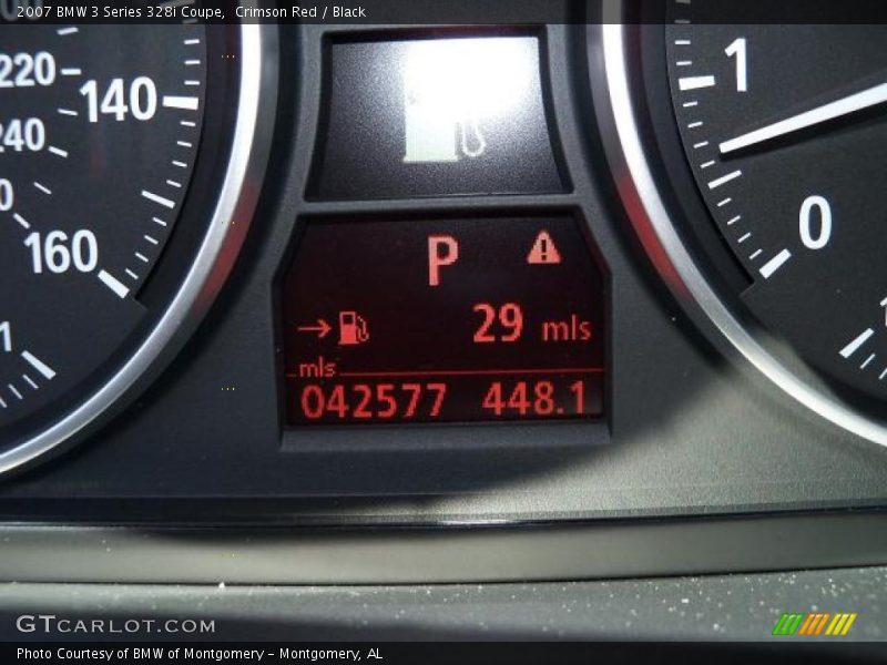 Crimson Red / Black 2007 BMW 3 Series 328i Coupe