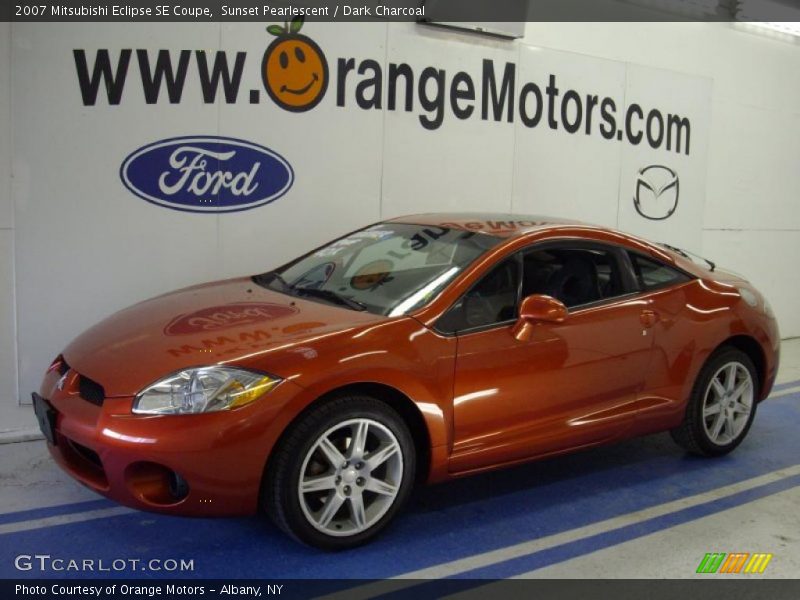 Sunset Pearlescent / Dark Charcoal 2007 Mitsubishi Eclipse SE Coupe