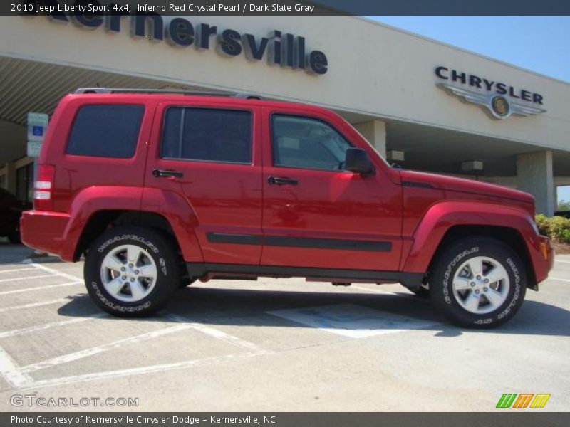 Inferno Red Crystal Pearl / Dark Slate Gray 2010 Jeep Liberty Sport 4x4