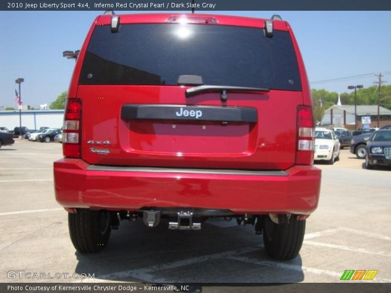 Inferno Red Crystal Pearl / Dark Slate Gray 2010 Jeep Liberty Sport 4x4