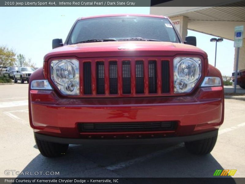 Inferno Red Crystal Pearl / Dark Slate Gray 2010 Jeep Liberty Sport 4x4