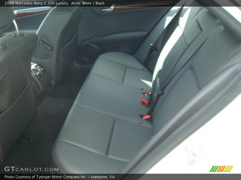 Arctic White / Black 2008 Mercedes-Benz C 300 Luxury