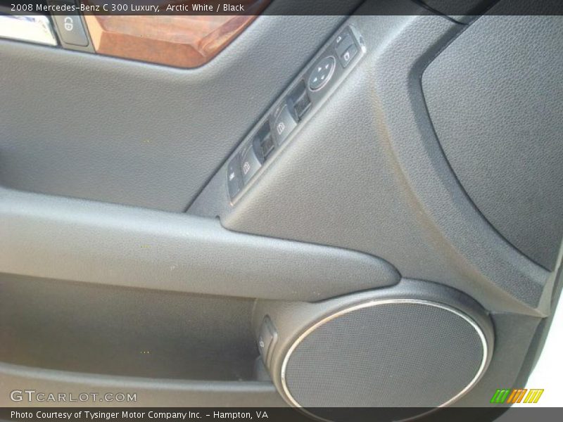 Arctic White / Black 2008 Mercedes-Benz C 300 Luxury