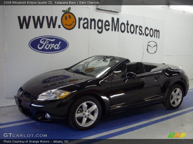 Kalapana Black / Dark Charcoal 2008 Mitsubishi Eclipse Spyder GS