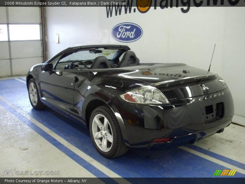 Kalapana Black / Dark Charcoal 2008 Mitsubishi Eclipse Spyder GS