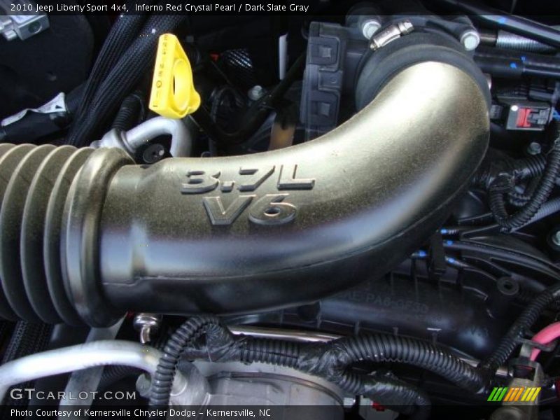 Inferno Red Crystal Pearl / Dark Slate Gray 2010 Jeep Liberty Sport 4x4