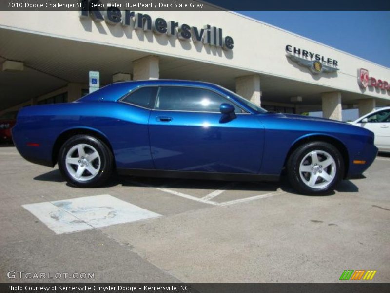 Deep Water Blue Pearl / Dark Slate Gray 2010 Dodge Challenger SE