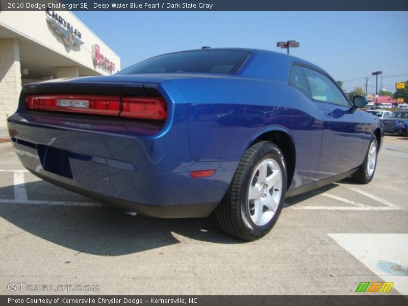 Deep Water Blue Pearl / Dark Slate Gray 2010 Dodge Challenger SE