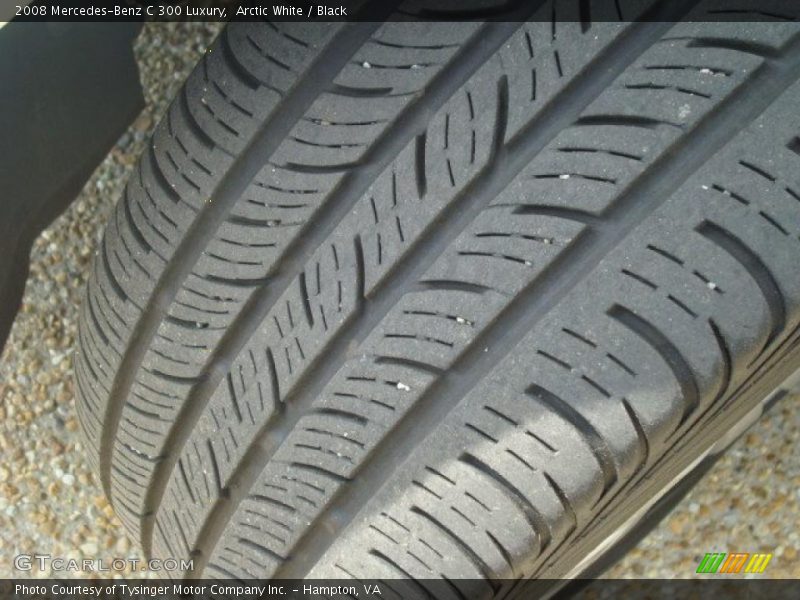Arctic White / Black 2008 Mercedes-Benz C 300 Luxury