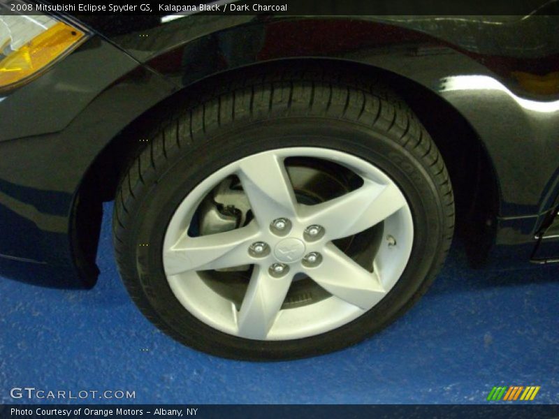 Kalapana Black / Dark Charcoal 2008 Mitsubishi Eclipse Spyder GS