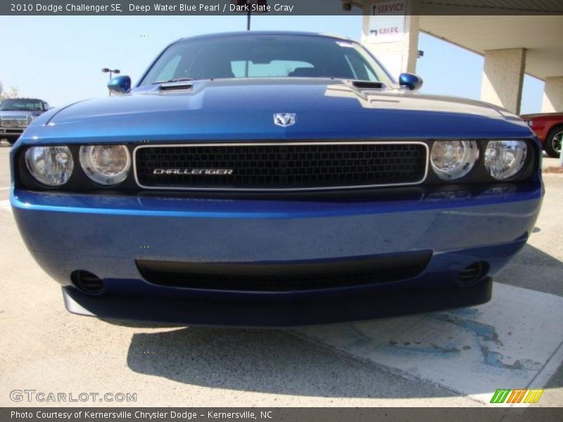 Deep Water Blue Pearl / Dark Slate Gray 2010 Dodge Challenger SE