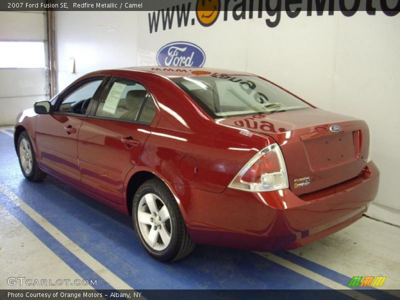Redfire Metallic / Camel 2007 Ford Fusion SE