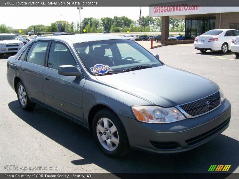 Silver Spruce Metallic / Stone 2001 Toyota Avalon XL