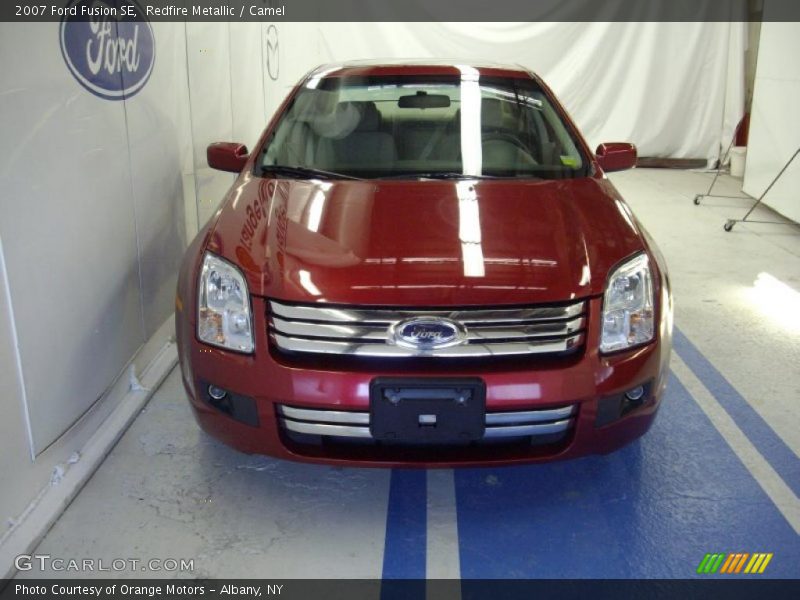 Redfire Metallic / Camel 2007 Ford Fusion SE