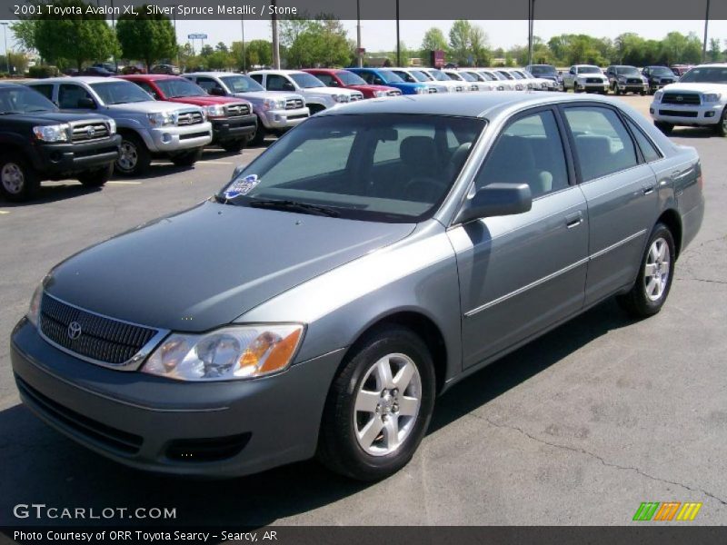 Silver Spruce Metallic / Stone 2001 Toyota Avalon XL